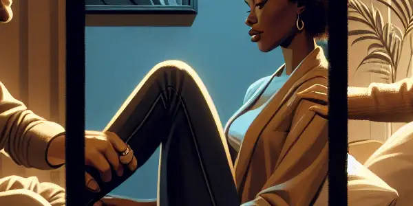 A triptych depicting the emotional spectrum in adult relationships: romance, conflict, and everyday interactions.