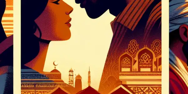 A triptych depicting romantic passion, tense dominance, and everyday interactions in adult relationships.