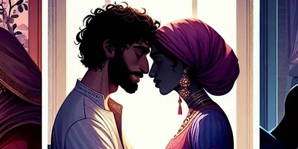 A triptych depicting the emotional spectrum in adult relationships: love, conflict, and everyday intimacy.