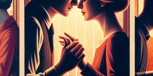 A triptych depicting the emotional spectrum of adult relationships: romance, conflict, and everyday intimacy.