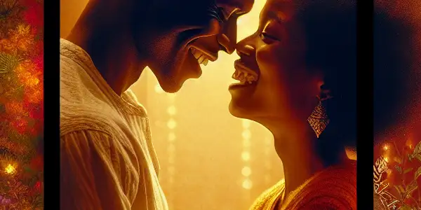 A triptych illustrating the emotional spectrum of adult relationships: love, conflict, and everyday intimacy.