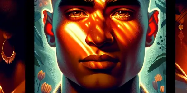 A triptych illustrating the emotional spectrum of adult relationships: love, conflict, and everyday life.