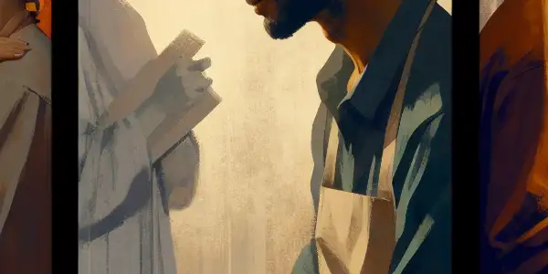 A triptych illustrating the emotional spectrum of adult relationships: romance, conflict, and everyday companionship.