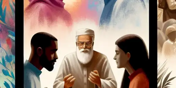 A triptych depicting the emotional spectrum of adult relationships: love, conflict, and everyday companionship.